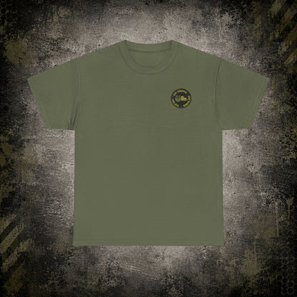 Stay Strapped T‑Shirt — Big Bearded Warrior